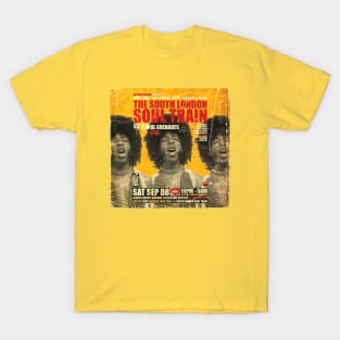 POSTER TOUR - SOUL TRAIN THE SOUTH LONDON 56 T-Shirt